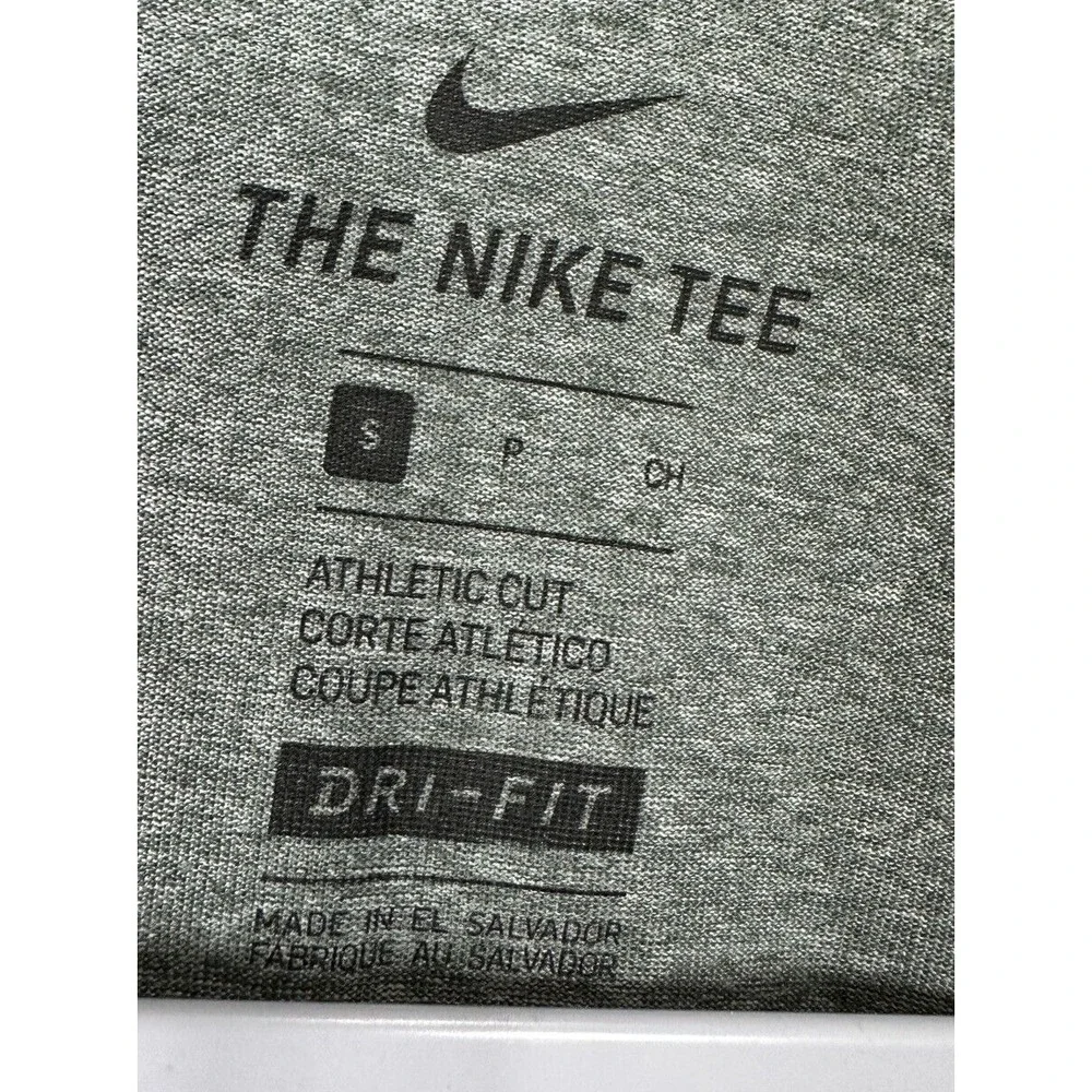 NIKE OU Oklahoma SOONERS gray long sleeve‎ t-shirt sz S The Nike Tee Dri-Fit GUC